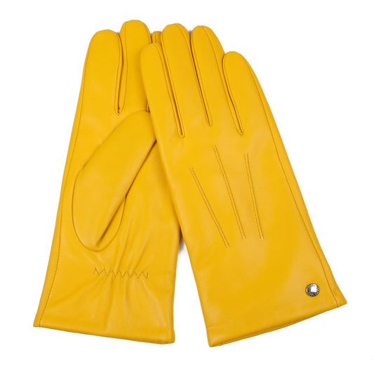 CLUB ROCHELIER LADIES CLASSIC LEATHER GLOVE WITH PIN TUCK