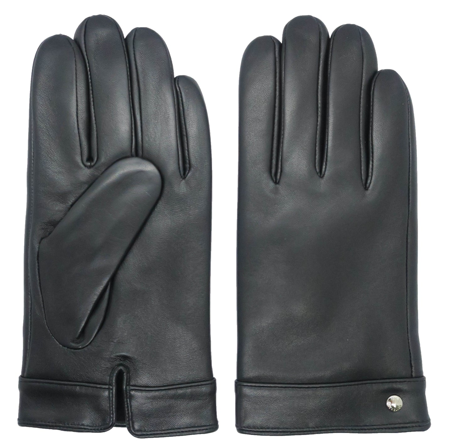 CLUB ROCHELIER MEN'S LEATHER GLOVE WITH STITCHING AND TOUCH
