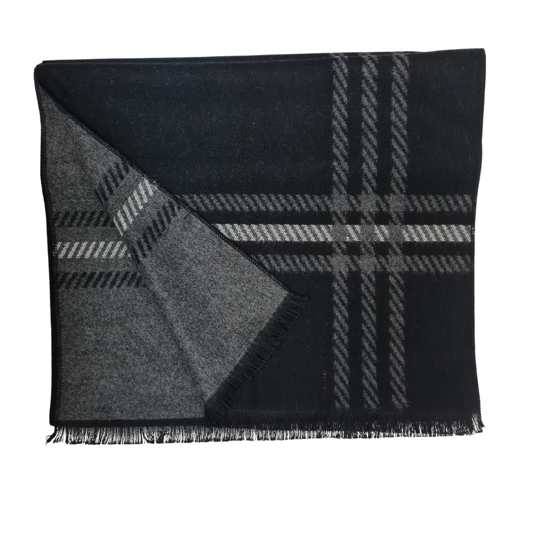 MEN'S VISCOSE BLEND REVERSIBLE SCARF