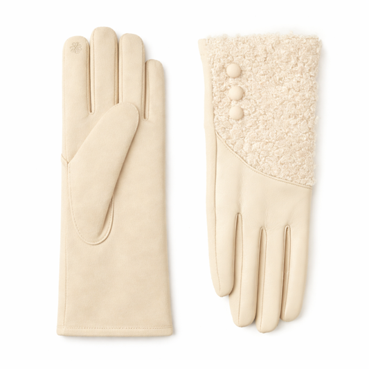 NICCI Ladies PU and Berber Glove