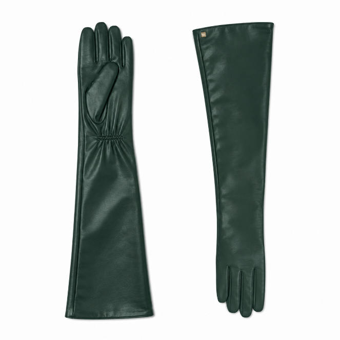 Luxury Opera-Length Sheepskin Leather Gloves