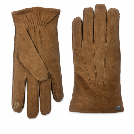 Luxury Men's Cow Suede Leather Gloves