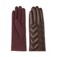 LADIES QUILTED VEGAN LEATHER & FAUX SUEDE GLOVE