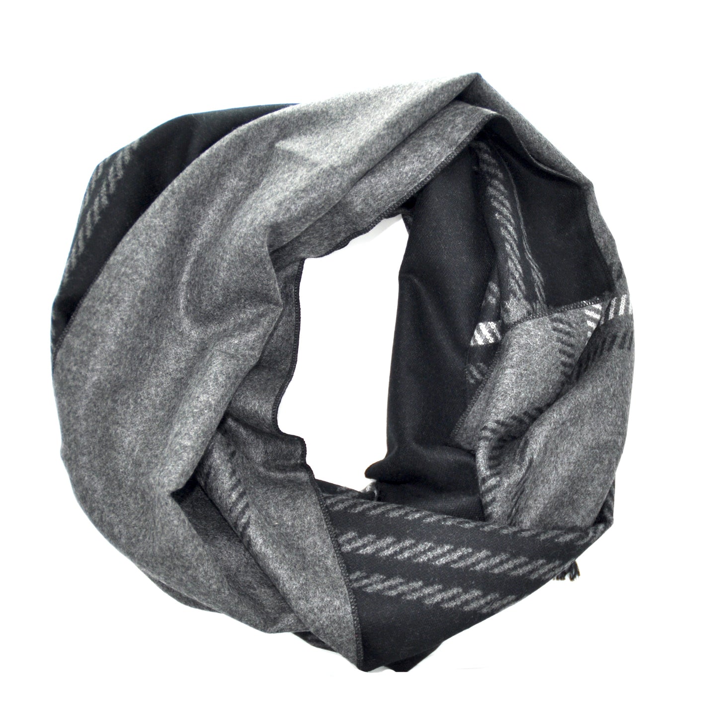 MEN'S VISCOSE BLEND REVERSIBLE SCARF