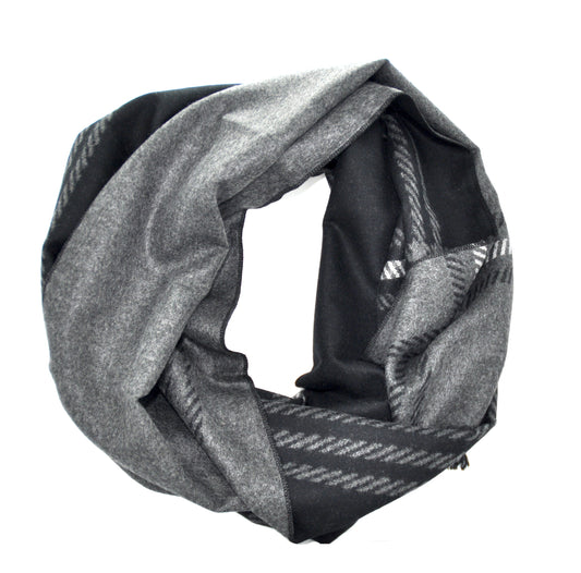 MEN'S VISCOSE BLEND REVERSIBLE SCARF