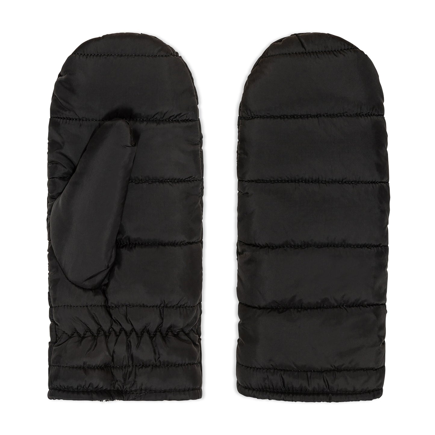 NICCI LADIES QUILTED PUFFER5 MITTEN WITH PLUSH LINING