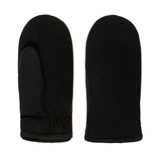 NICCI LADIES KNIT WOOL & PLUSH MITTEN