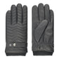 CLUB ROCHELIER MEN'S LEATHER GLOVE WITH RIBBED DETAIL