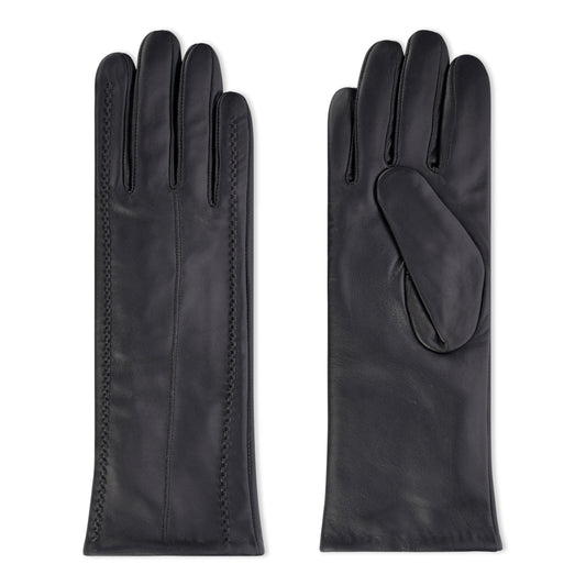 Club Rochelier Ladies Long Leather Glove with Stitch Details