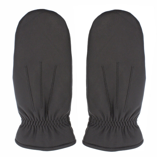 NICCI MEN'S CLASSIC GOAT SKIN LEATHER MITTEN