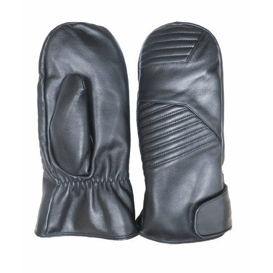 CLUB ROCHELIER MENS LEATHER QUILTED MITT