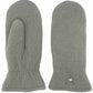 NICCI LADIES KNIT WOOL & PLUSH MITTEN