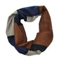 CLUB ROCHELIER- MEN'S VISCOSE BLENF STRIPED REVERSIBLE SCARF