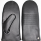 CLUB ROCHELIER LADIES CLASSIC LEATHER MITTEN WITH PINTUCK
