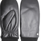 CLUB ROCHELIER LADIES' LEATHER MITT WITH KNITTED CUFF