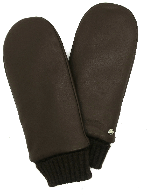 CLUB ROCHELIER LADIES' LEATHER MITT WITH KNITTED CUFF
