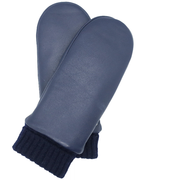 CLUB ROCHELIER LADIES' LEATHER MITT WITH KNITTED CUFF