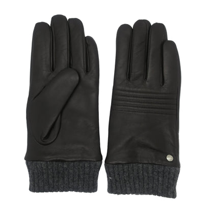 CLUB ROCHELIER MENS LEATHER GLOVE WITH CUFF