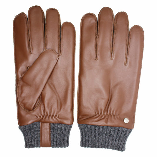 Club Rochelier Men's Classic Leather Glove with Thick Cuff, Touch