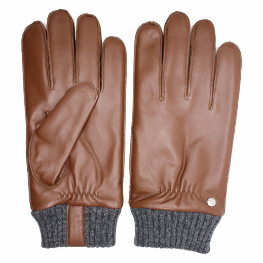 CLUB ROCHELIER MEN'S CLASSIC LEATHER GLOVE WITH THICK CUFF