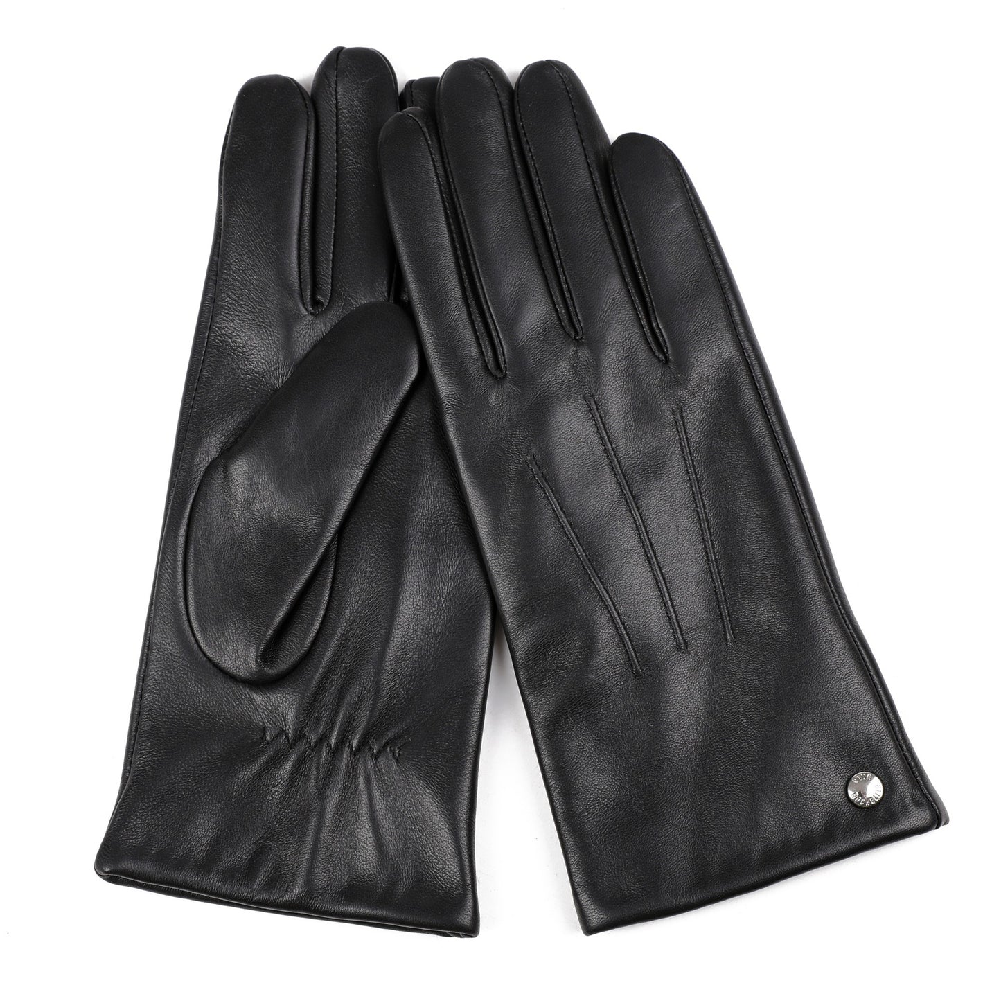 CLUB ROCHELIER LADIES CLASSIC LEATHER GLOVE WITH PIN TUCK