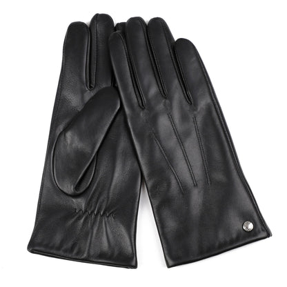 CLUB ROCHELIER LADIES CLASSIC LEATHER GLOVE WITH PIN TUCK