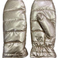 CLUB ROCHELIER LADIES METALLIC QUILTED PUFFER MITTEN