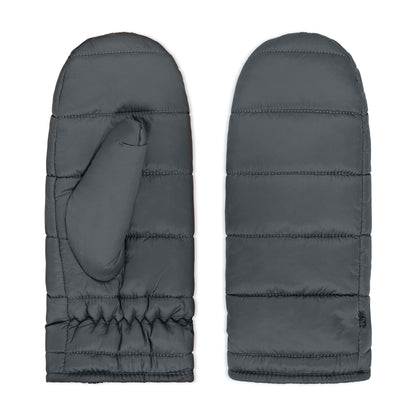 NICCI LADIES QUILTED PUFFER5 MITTEN WITH PLUSH LINING