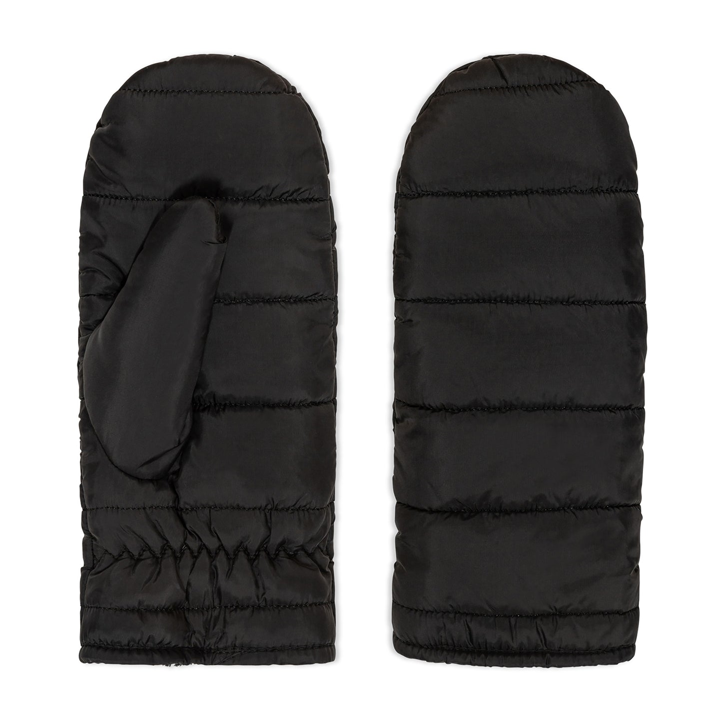 NICCI LADIES QUILTED PUFFER5 MITTEN WITH PLUSH LINING