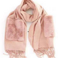 NICCI LADIES SCARF WITH FAUX FUR POCKETS