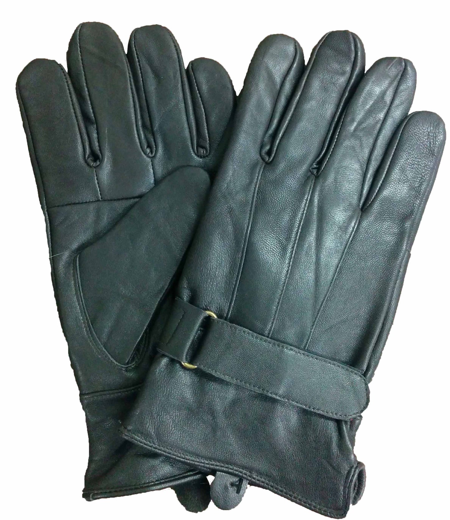 NICCI MEN'S LEATHER GLOVE WITH STRAP & BELT