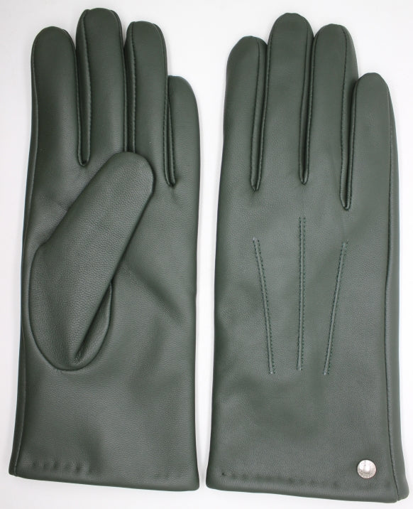 CLUB ROCHELIER LADIES CLASSIC LEATHER GLOVE WITH PIN TUCK