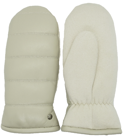 CLUB ROCHELIER LADIES PU/FAUX SUEDE MITT WITH LINES