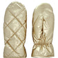 CLUB ROCHELIER LADIES METALLIC QUILTED PUFFER MITT