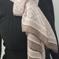 LADIES LUXURIOUS LARGE SOFT FEEL SPRING FASHION SALMON GEOMETRIC SCARF