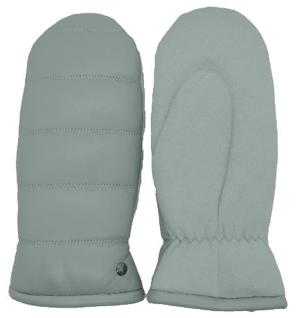 CLUB ROCHELIER LADIES PU/FAUX SUEDE MITT WITH LINES