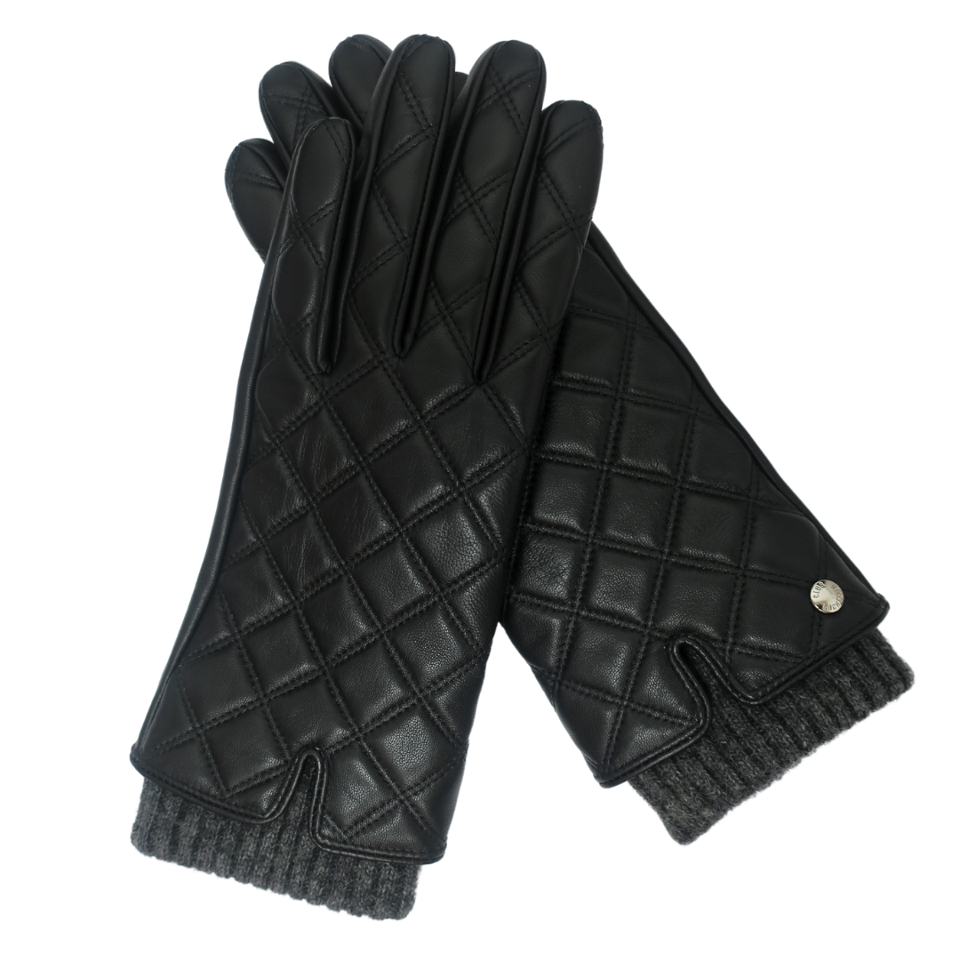 CLUB ROCHELIER LADIES QUILTED GLOVE WITH CUFF