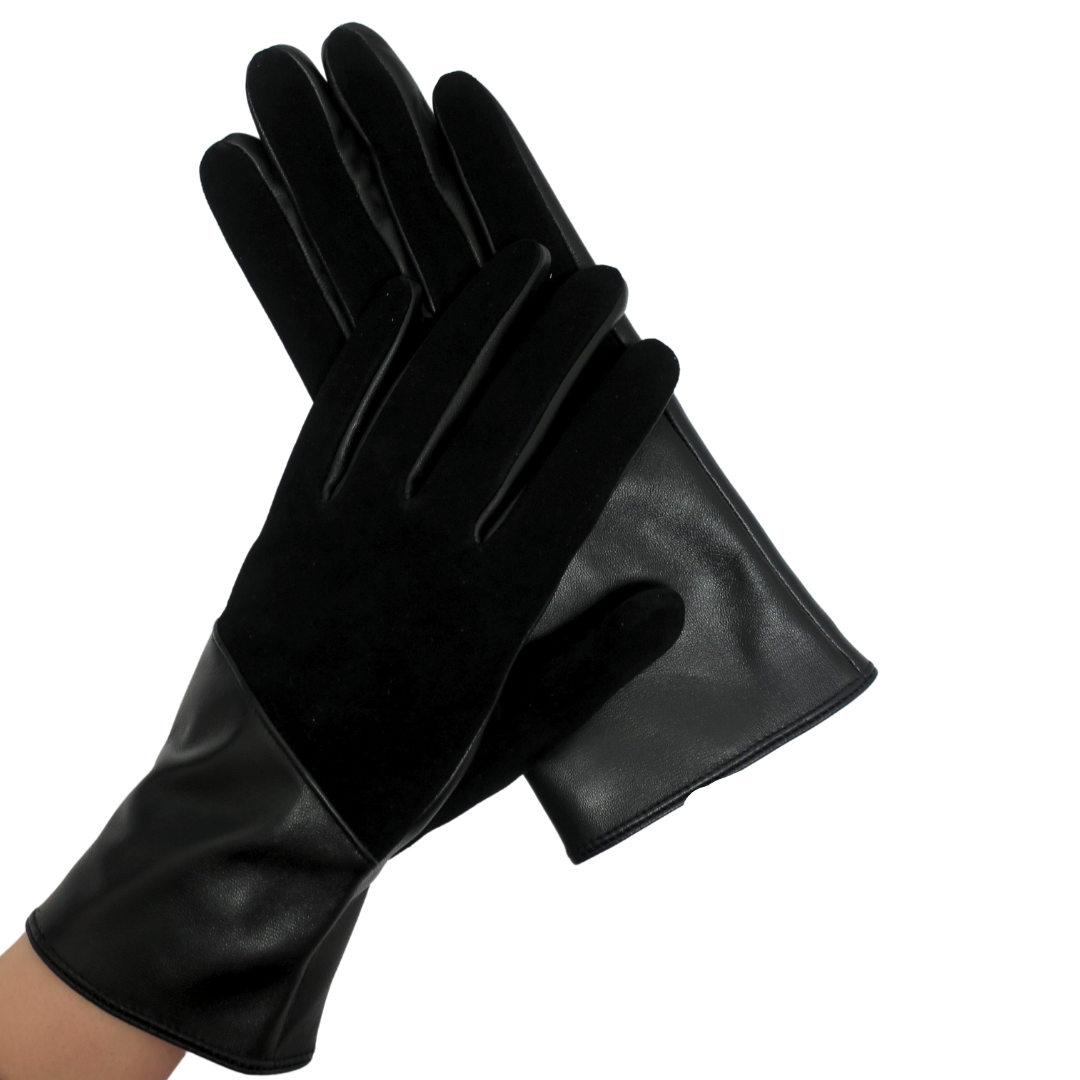 CLUB ROCHELIER LADIES SUEDE AND LEATHER GLOVE, TOUCH