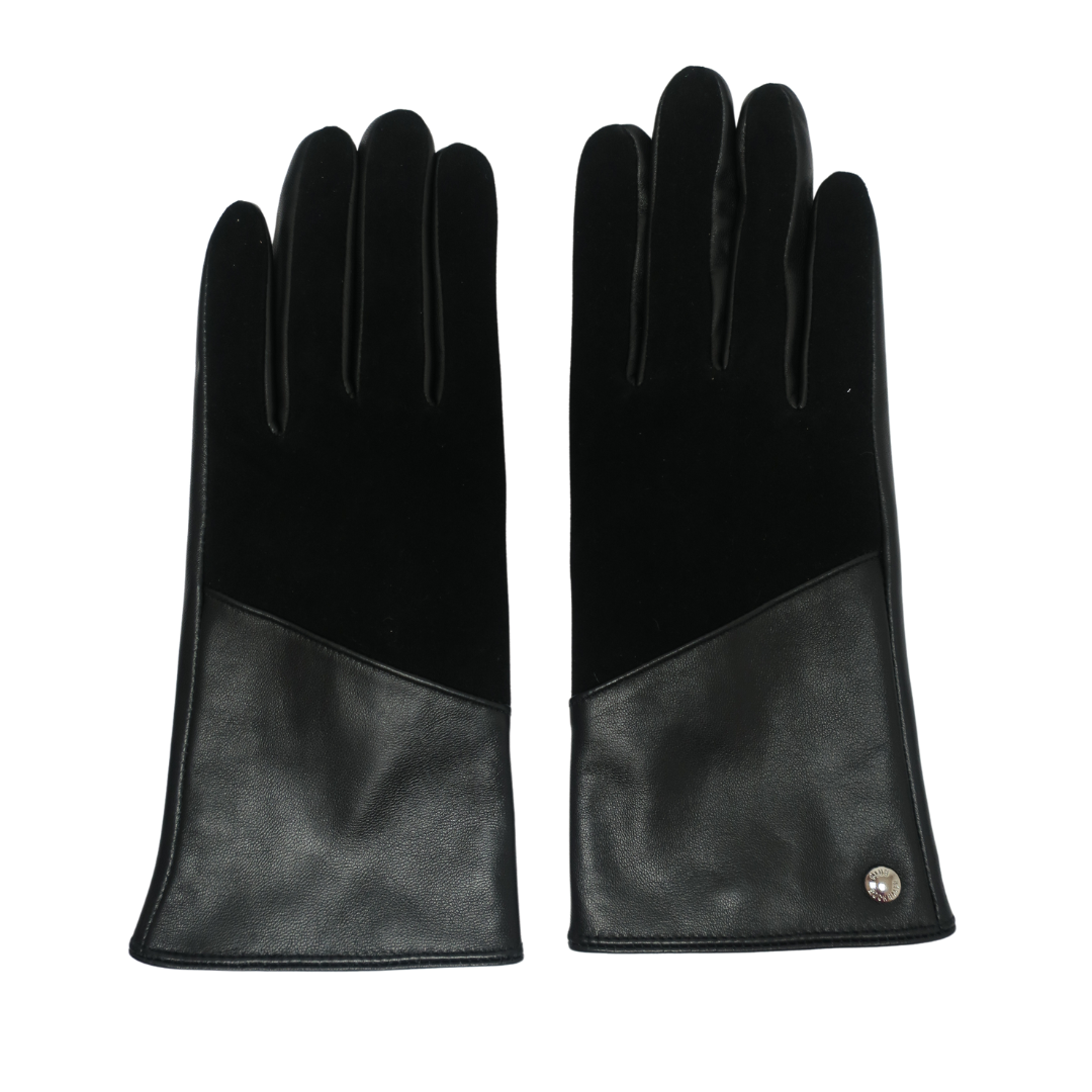 CLUB ROCHELIER LADIES SUEDE AND LEATHER GLOVE, TOUCH