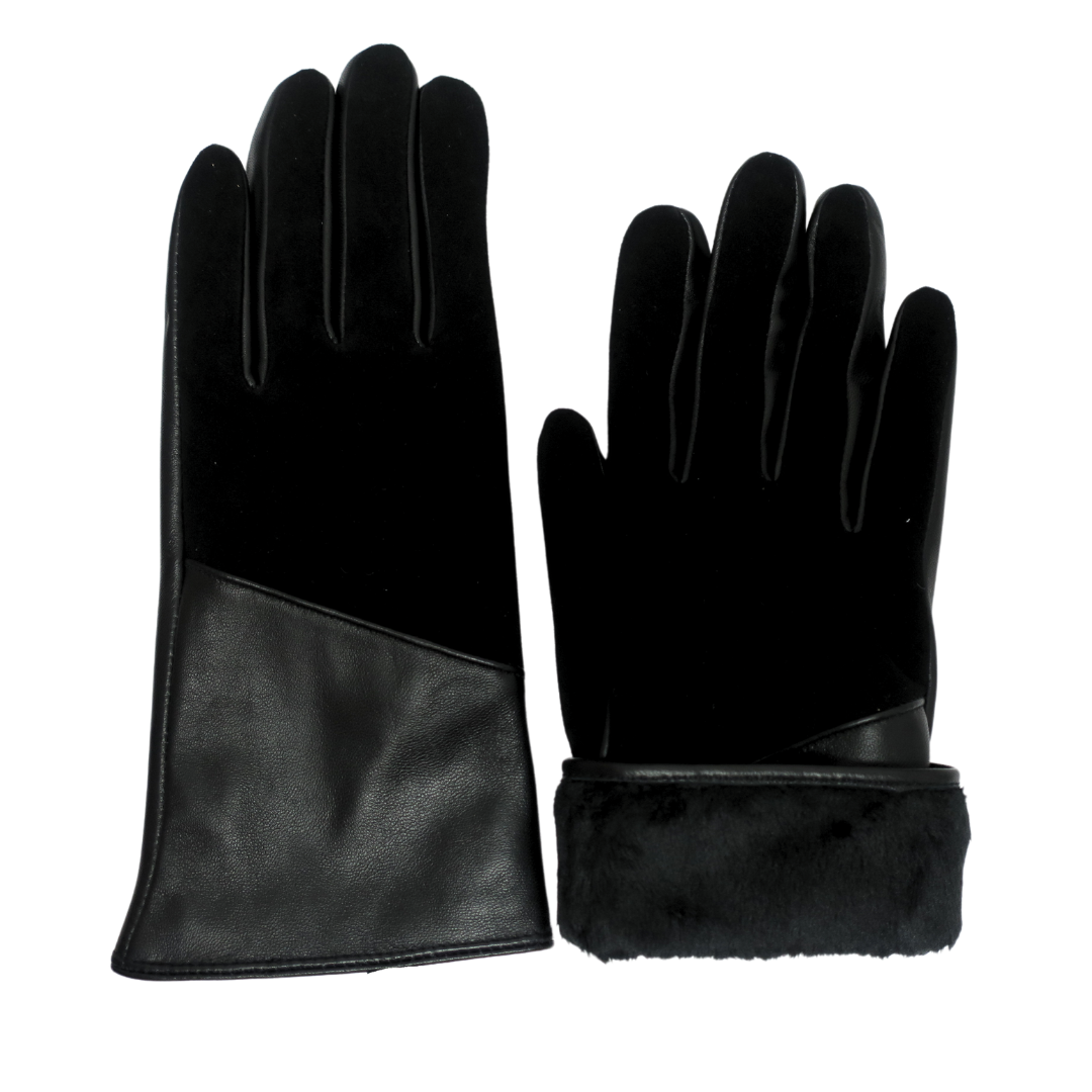 CLUB ROCHELIER LADIES SUEDE AND LEATHER GLOVE, TOUCH