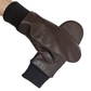 CLUB ROCHELIER LADIES' LEATHER MITT WITH KNITTED CUFF