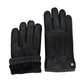 CLUB ROCHELIER CHINESE DEERSKIN MEN'S LEATHER GLOVE WITH KNIT CUFF