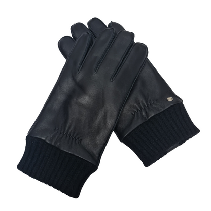 CLUB ROCHELIER MEN'S CLASSIC LEATHER GLOVE WITH THICK CUFF