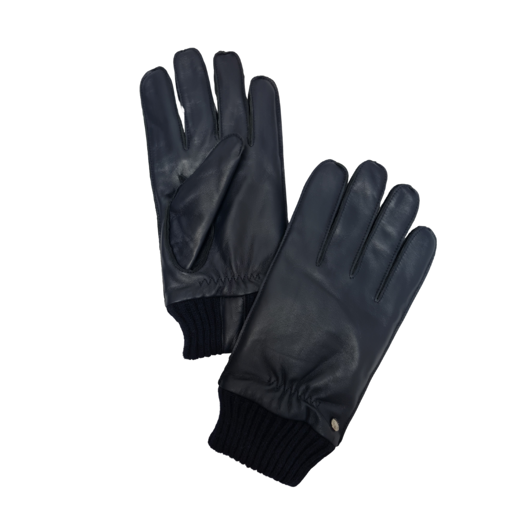CLUB ROCHELIER MEN'S CLASSIC LEATHER GLOVE WITH THICK CUFF