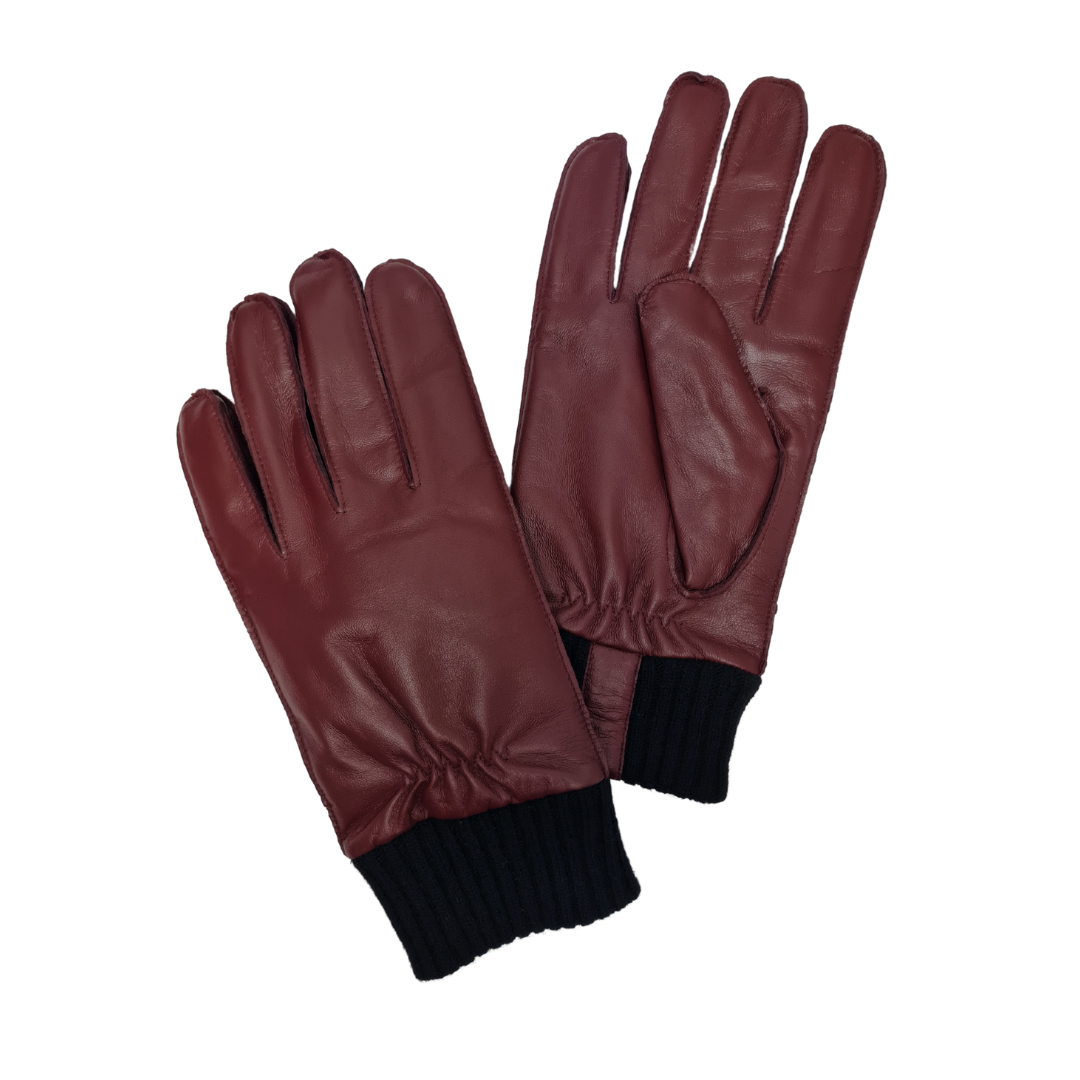 CLUB ROCHELIER MEN'S CLASSIC LEATHER GLOVE WITH THICK CUFF