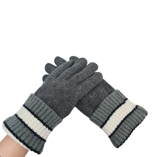CLUB ROCHELIER MENS KNIT GLOVE WITH CUFF