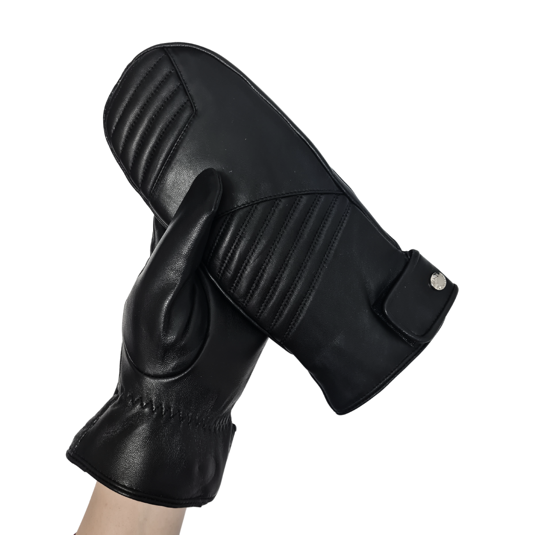 CLUB ROCHELIER MENS LEATHER QUILTED MITT