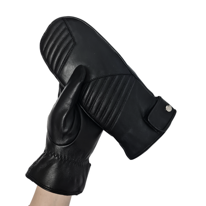 CLUB ROCHELIER MENS LEATHER QUILTED MITT