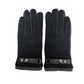 CLUB ROCHELIER MENS QUILTED FABRIC/LEATHER GLOVE