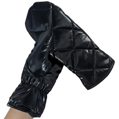 CLUB ROCHELIER LADIES METALLIC QUILTED PUFFER MITT